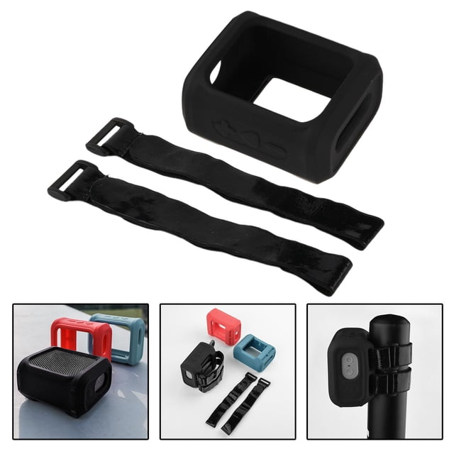 Funda de silicona para altavoz portátil perfecl GO 3 Negro