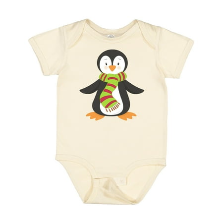 

Inktastic Cute Penguin Little Penguin Penguin with Scarf Gift Baby Boy or Baby Girl Bodysuit