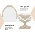 thumbnail image 4 of Shisuyan 1PC European Style Retro Pattern Mirror Desktop Beauty Makeup Mirror Cosmetic Mirror, 4 of 8