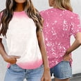 thumbnail image 3 of Blanks Sublimation T Shirts for Women 2026 Summer Casual Short Sleeve Crewneck Graphic Tees, 3 of 5