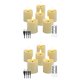 thumbnail image 1 of 12x Velas LED, Velas Parpadeantes Sin Llama, Velas Recargables, Velas de Real con Control Remoto, Color Lechoso, 1 of 5