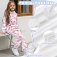 thumbnail image 6 of Uorisanigo Girls Boys Sweatsuit Set - Oversized Long Sleeve Cute Axolotl Cherry Blossom Pullover Hoodie & Athletic Jogger Sweatpants for Kids Fall Winter Outfits 2PCS Set, 6 of 7