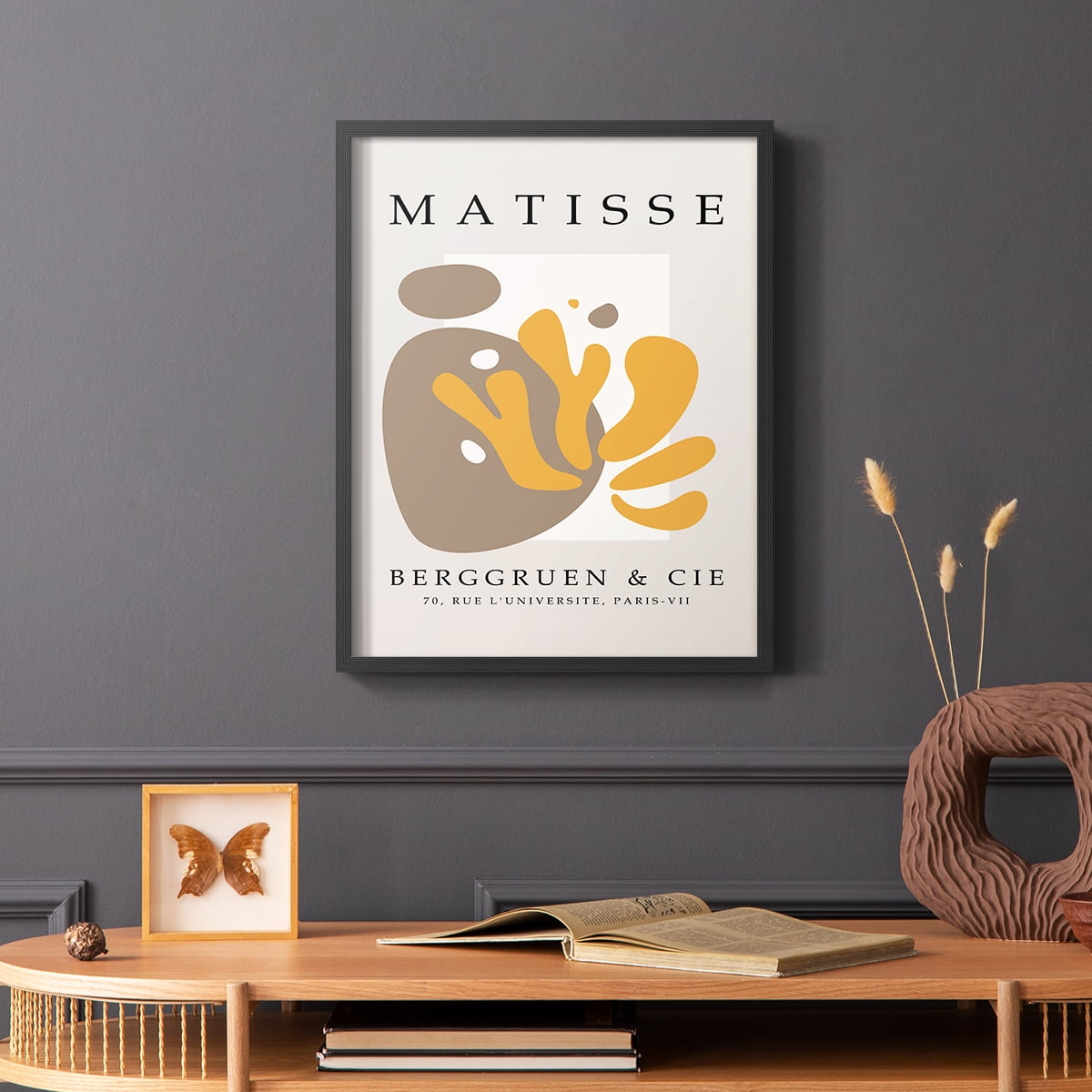 Matisse CXL Framed Print in Black Solid Wood 8 x 10 Framed Print