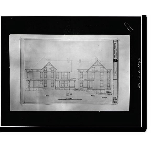 Historic Print, Crooks House, 285 West G Street, Benicia, Solano County, CA - 11, 16" x 20"