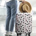 thumbnail image 2 of White Cow Bow Cloud Pattern Luggage Cover Fashion Suitcase Cover Baggage Covers Fit 25-28 Inch Luggage (Go Travel), 2 of 5