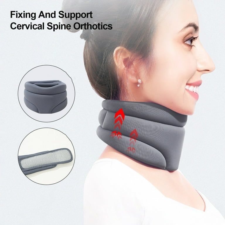 Kainuan Cervicorrect Neck Support Brace Soft Breathable Memory Sponge Collar  Pressure Relief Comfortable Fixing & Support Cervical Spine Orthotics Home  Travel Physiotherapy 