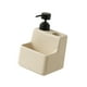 thumbnail image 5 of Dispensador de jabón con soporte para esponja, cocina, recargable, dispensador de jabón para platos, esponja Beige, 5 of 8