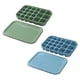 thumbnail image 1 of Bandejas pequeñas para cubitos de hielo, moldes de hielo flexibles con tapas, fáciles de quitar, apilables y duraderos, juego de 2 Adepaton BST3008880-1, 1 of 6