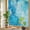 Green, variant on Blue Marble Window Privacy Film, Gradient Gold Fluid Texture Abstract Art Stained Glass Rainbow Film Decorative Window Clings, Static Cling Sun Blocking Stickers 17.7" x 39.3"
