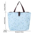 thumbnail image 2 of Bdday Foldable Reusable Grocery Bags,Folding Shopping Tote Bag Fits In Pocket,Cloth Bags Lightweight Strong, 2 of 6