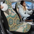 thumbnail image 2 of Uorisanigo Car Seat Covers, Ethnic Hummingbird High Back Front Seat Covers for Cars, 2 Pcs, Aoto Seats Cover Set and Accessories Universal Fit for Most Cars, SUVs,Trucks, 2 of 7