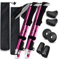 thumbnail image 1 of Bastones de trekking Covacure plegables de aleación de aluminio 7075, 1 of 6