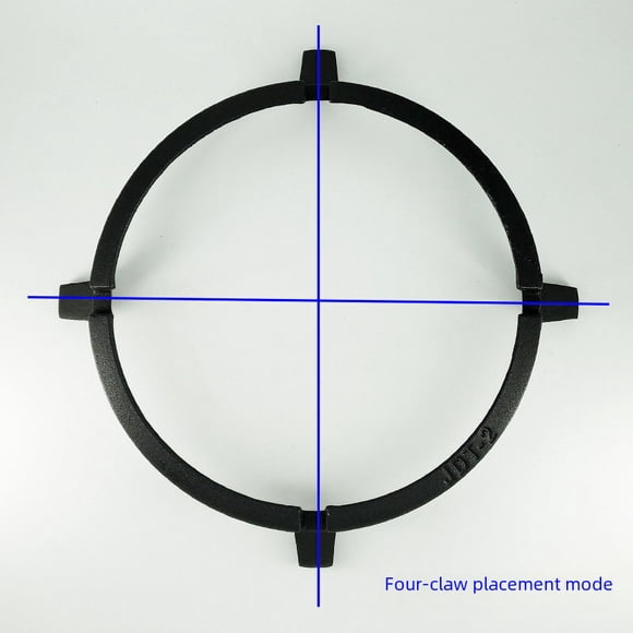 Rejilla antideslizante para estufa de gas, rejilla de hierro fundido para caldera de leche, soporte universal para estufa de gas, accesorios, soporte de estufa de gas de 5 garras y 4 garras
