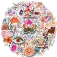 thumbnail image 1 of 150 Bohemian graffiti stickers sun butterfly stickers, 1 of 5