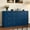 Blue, variant on Heynemo 3-Drawer Nightstand, Wooden Bedside Table with Gold Knobs, Modern Storage Cabinet for Bedroom, Living Room, or Hallway, White