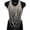 Silver, variant on Women Beaded Choker Multiple Layers Collar Daily Wear Jewelry Photo Props Alloy Harm to Skin