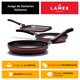 thumbnail image 2 of Juego x3 Sartenes Antiadherentes -  | Bateria de Cocina - Utensillos de Cocina | Ideal para tu Hogar & Cocina Integral | Sarteneta Cuadrada 28x28-20 - 24 cm, 2 of 7