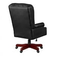 thumbnail image 4 of Scranton & Co Traditional Judge's Style Swivel Office Chair in Black, 4 of 4
