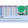 thumbnail image 3 of Aayomet St Patrick's Day Casual Tops For Women Womens Short Sleeve V Neck Dolman Tops with Side Shirring Loose Fit Shirts,Green XXL, 3 of 3