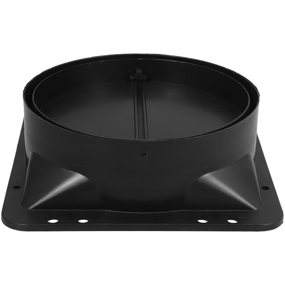 Masteelf Kitchen Valve 4 Damper Exhaust Check Range Hood Vent Cover Black