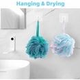 thumbnail image 4 of Bath Sponges Loofahs 60g,4 Pack Exfoliating Bath Sponge Body Scrubber Shower Loofa Balls for Women Men Children Washing, 4 of 6