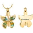 thumbnail image 3 of Butterfly Cremation Urn Necklace for Ashes - Human Memorial Keepsake Jewelry Ashes Memory Jewelry Women Keepsake Bereavement Gift for A Loss of the Loved One, 3 of 7