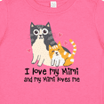 thumbnail image 4 of Inktastic I Love My Mimi Loves Me Cat Boys or Girls Baby T-Shirt, 4 of 5
