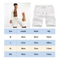 thumbnail image 2 of Bermuda Short Casual Playa De Algodón Y Lino Para Hombre, 2 of 8