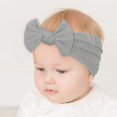 thumbnail image 2 of Suave diadema de nylon de color caramelo de ala ancha diadema con lazo Frontera diadema para niños, 2 of 3