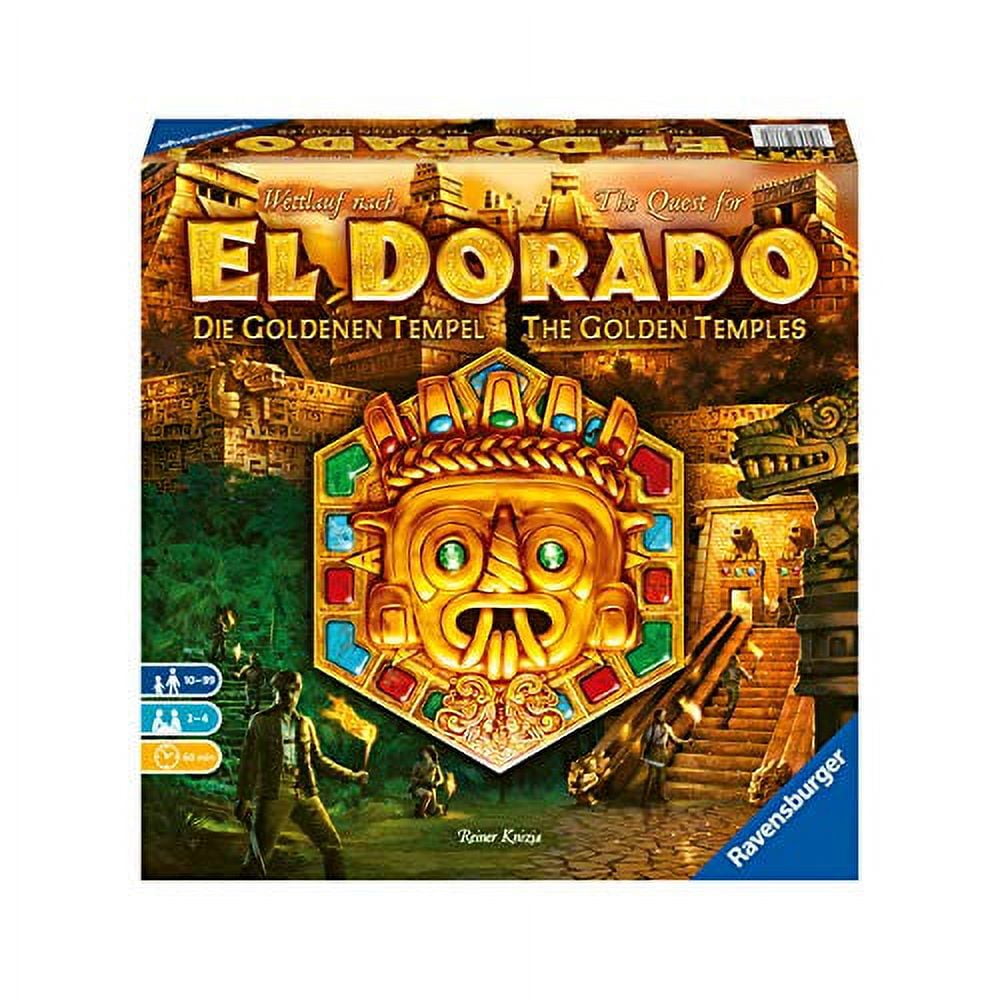 Ravensburger The Quest for El Dorado: Golden Temples Adventure Family Game for Ages 10 & Up