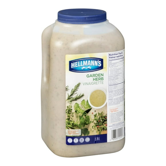 Hellmann's Vinaigrette aux Fines Herbes de Jardin, Sans Gluten / 3,78 L/unité, 2 Unités/caisse