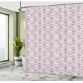 thumbnail image 5 of Ambesonne Victorian Shower Curtain, Nostalgic Leafy Motif Art, 69"Wx84"L, Grey Pink and Pale Mauve, 5 of 5