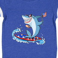 thumbnail image 4 of Inktastic Fourth of July Shark Surfing Boys or Girls Baby Bodysuit, 4 of 5