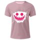 thumbnail image 4 of Blusas y camisas de manga corta con cuello redondo para hombre, blusas casuales de verano a la moda con cuello redondo y estampado para hombre., 4 of 4