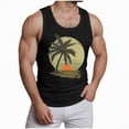thumbnail image 3 of NOLDARES Mens Workout Tank Tops Cotton Loose Fit Soft Gym Muscle Shirt Sleeveless Classic T Shirts Summer Beach(Black,4XL), 3 of 9