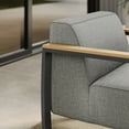 thumbnail image 2 of Sauve Armchair in Charcoal Light Gray, 2 of 7