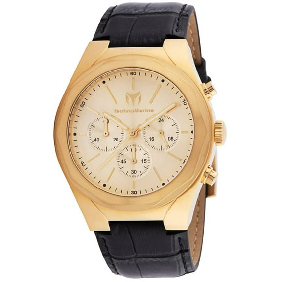 Technomarine MoonSun Chronograph Quartz Gold Dial Men's Watch TM-820011