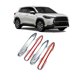 thumbnail image 3 of 4 piezas de cubierta de manija de puerta cromada ABS, cubiertas protectoras, molduras para accesorios de estilo de automóvil 2020 2021, cromo, cromo, 3 of 5