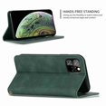 thumbnail image 5 of Dteck Classical Wallet Case with Card Holder Leather Flip Case with Kickstand and Magnetic Closure TPU Shockproof Protective Cover , For iPhone 11 Pro Max (6.5 inch), green, 5 of 8
