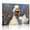 A, variant on XaaKee Canvas Art Prints Side Profile Expressive Animal Art Wall Print Canvas Wall Art Inner Framed 18*12Inch