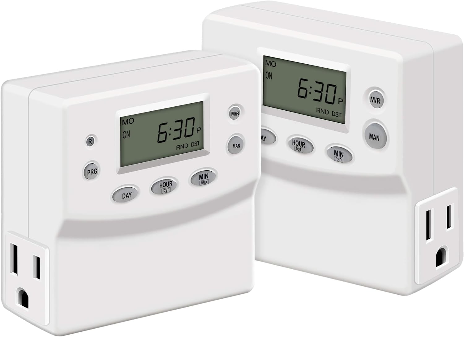 Pack De 2 Temporizadores Inalámbricos MyTouchSmart – Control Interior/Exterior, 2 Salidas, Fácil De Programar