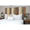 thumbnail image 4 of Barn Walls Floating Hanger 3 Panel Wall Headboard, Rustic Mix, Queen, 4 of 9