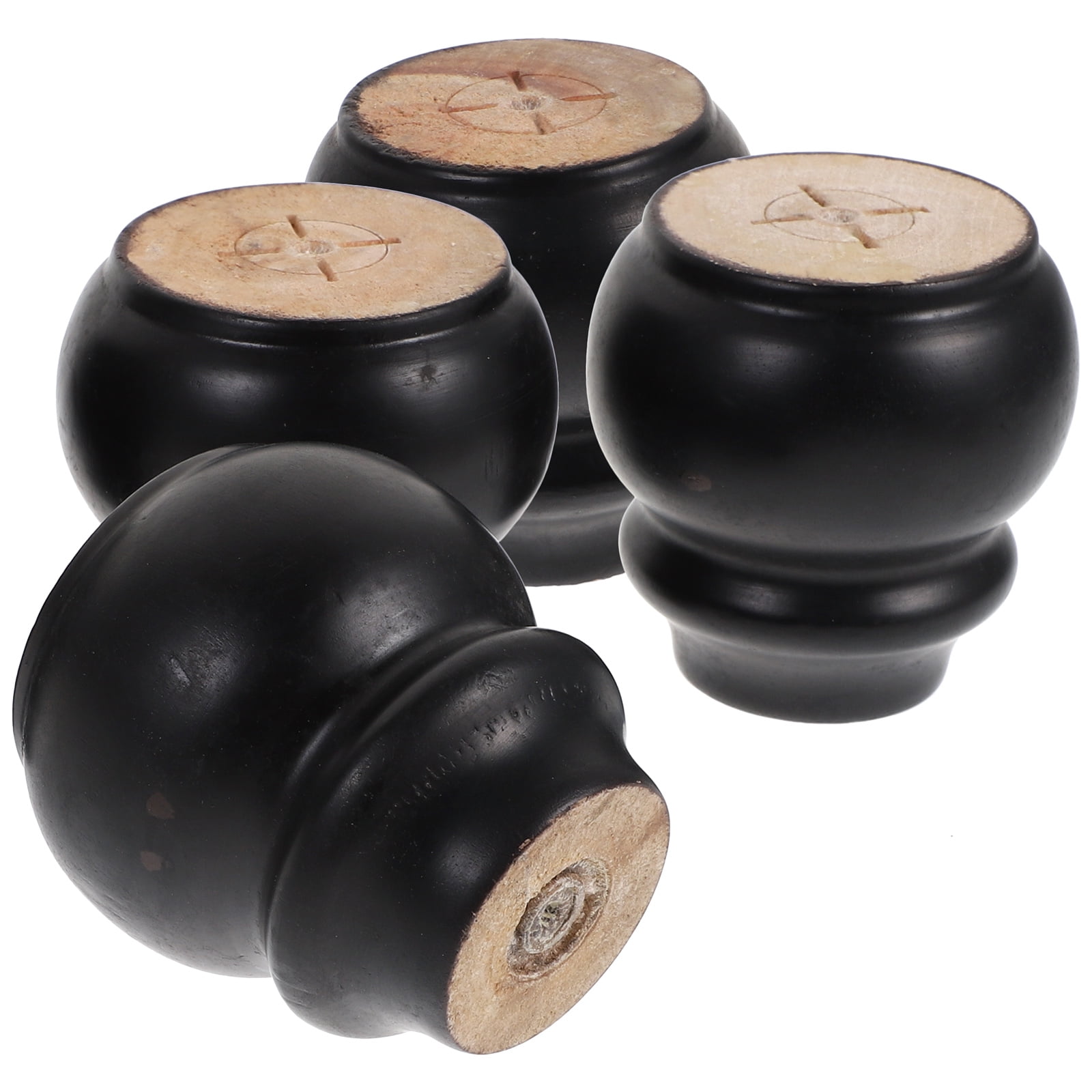 Hemoton 4 Pcs Solid Wood Furniture Legs Dresser Legs Sofa Replacement