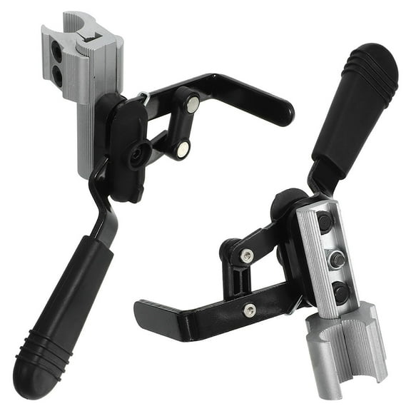 HOMEMAXS 2 Pcs Manual Wheelchair Brake Replacement Transport Chairs Wheelchair Wheel Lock Replacement Parts For Most Wheelchairs Side Mounting