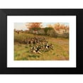 thumbnail image 2 of Thomas Blinks 18x13 Black Modern Framed Museum Art Print Titled - In Full Cry (1897), 2 of 5