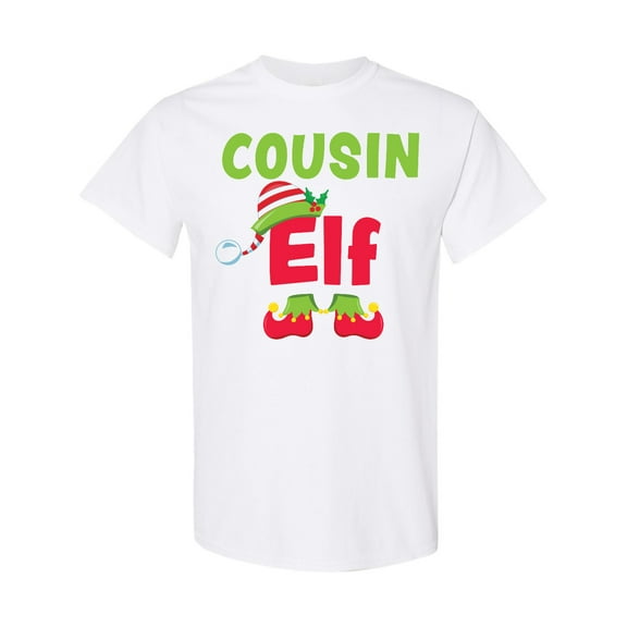 Inktastic Christmas Cousin Elf T-Shirt