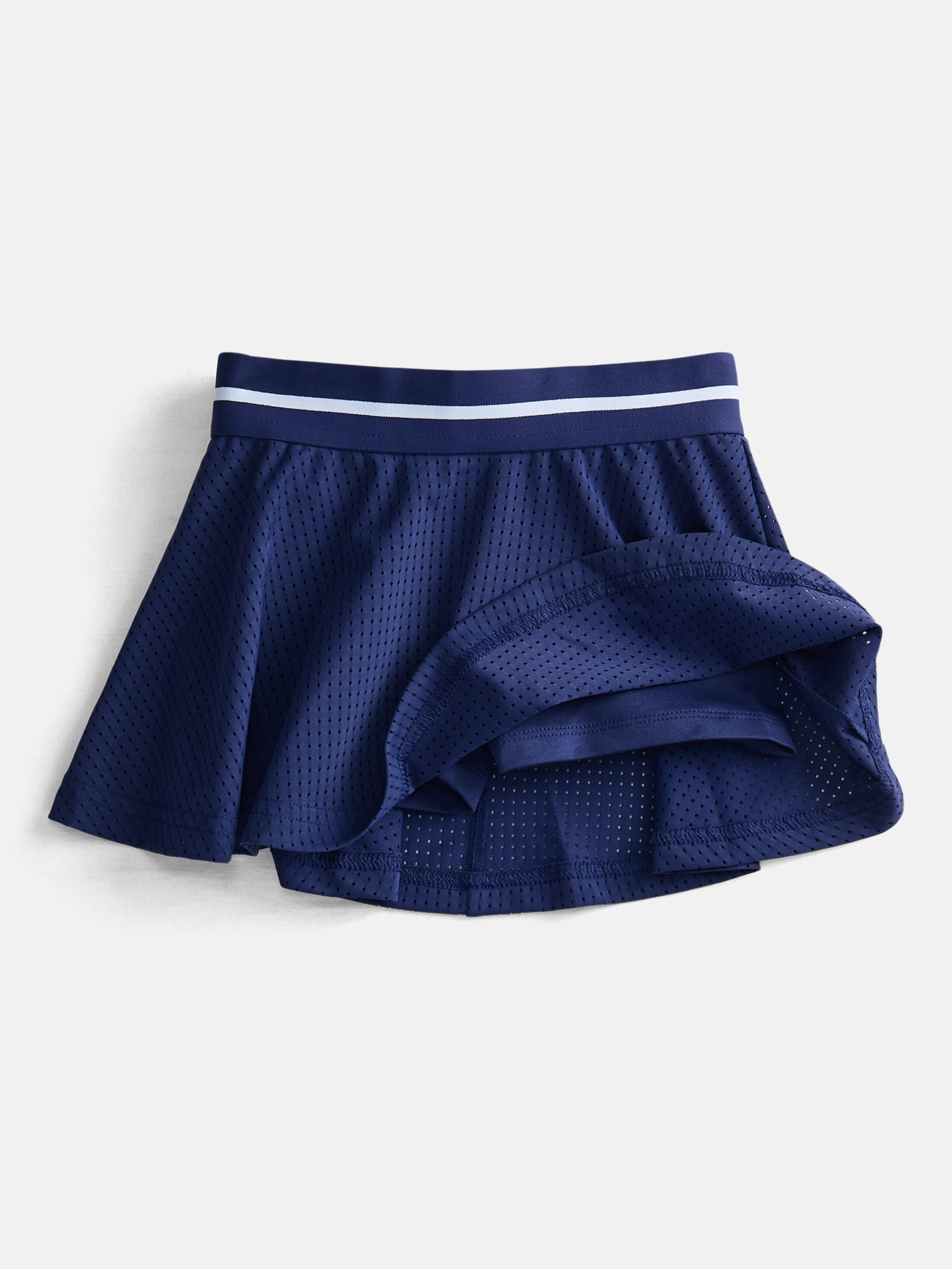 Athletic Works Girls' Mesh Skort, Sizes 4-18 & Plus