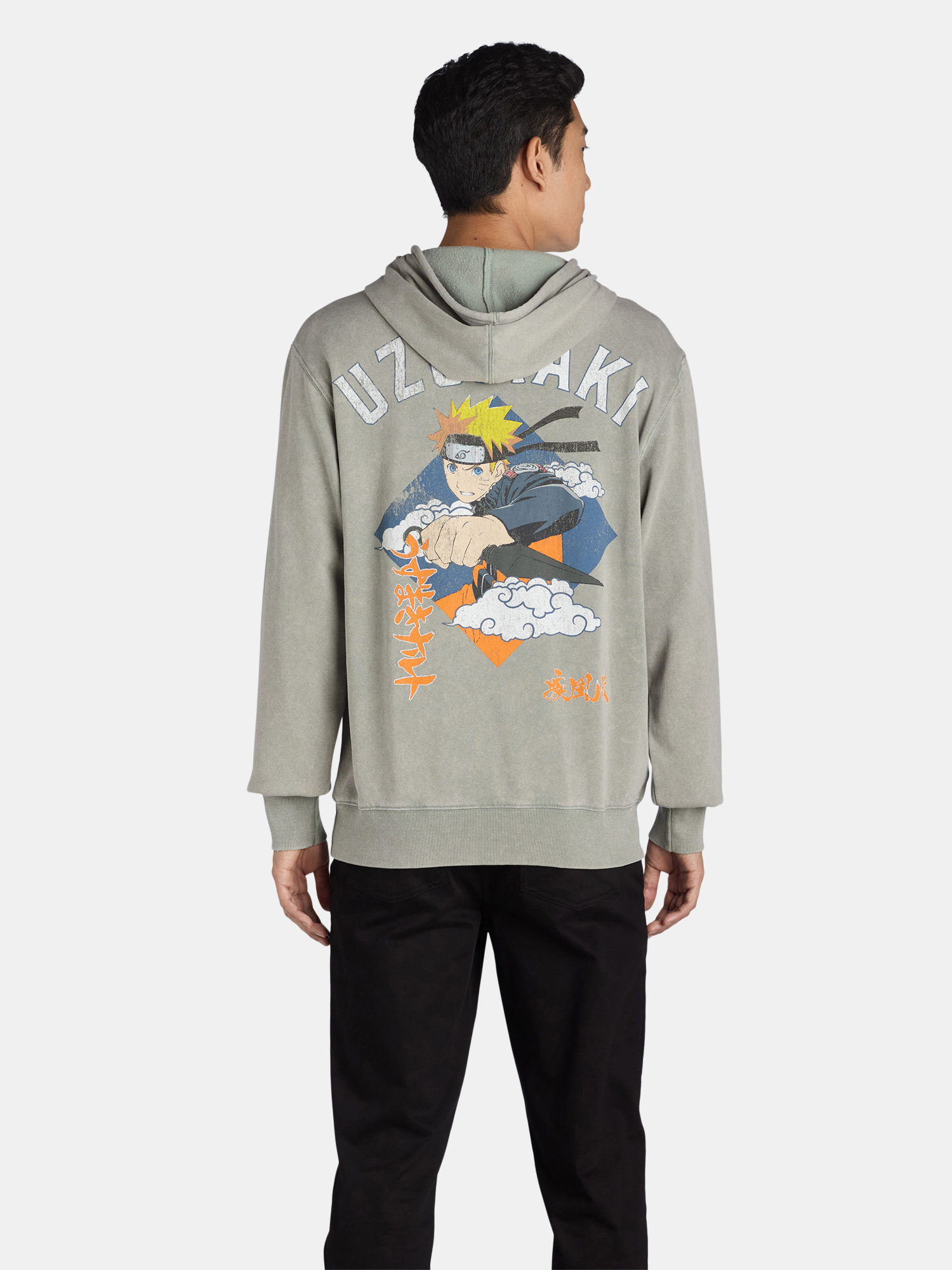 Naruto Shippuden Men's \u0026 Big Men's Pullover Graphic Hoodie Sweatshirt, Size  XS-3XL - Walmart.com