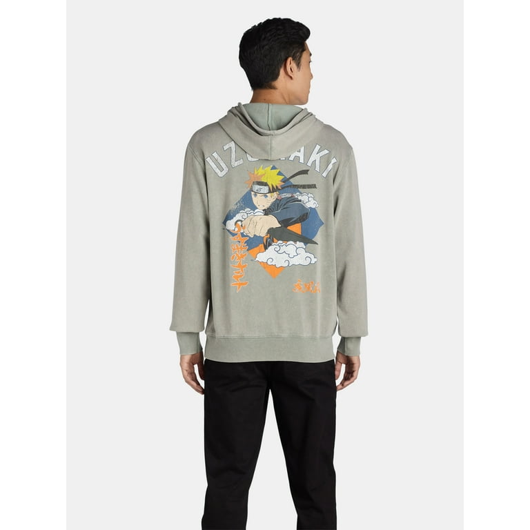 Naruto Shippuden Men's Big Men's Pullover Graphic Hoodie