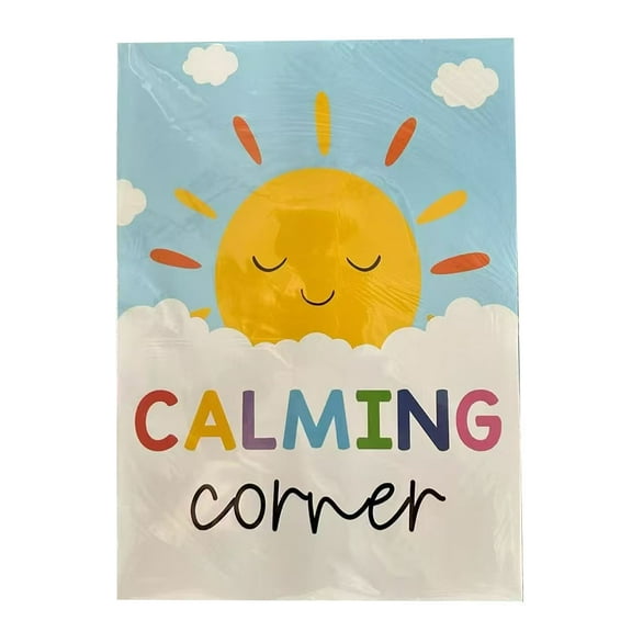 Ditregsr 12 Calming Corner Posters For Classroom Feelings Wheel Chart & Emotions Poster Calm Down Corner Mental Health Poster for Classroom Counselor Office Decor